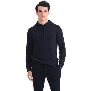 NAADAM mens The Off-duty Cashmere Hoodie (Medium, Navy)