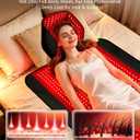 Red Light Therapy Mat for Full Body, 80.6"×35.7"