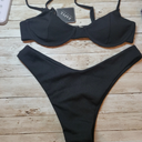 Zaful Women Swimsuit Black Size 6 (M)