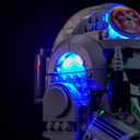 2 x LED Lighting Compatible with Lego 75429 at-at Driver Helmet, Light Kit Compatible with Lego 75429, NOT Included The Model Set - JUST Lights(B-Light CR Version)