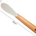 Butter Knives Set of 2, Wood Handle, Durable Stainless Steel Blade, Butter Knife for Smooth Spreading Butter Cream Cheese Jam, Ideal for Bagels, Sandwiches, Butter Knife Spreader 7.5 Inches