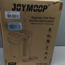 JOYMOOP Mop and Bucket Set Hands-Free Flat Floor Mop for Household and Commercial Use, with 3 Washable Microfiber Pads, Wet and Dry Cleaning System, Ideal for Home and Office Floors