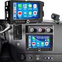 Car Radio for Chevy Express Van 2013-2025, Impala 2006-2013, Traverse 2009-2012, Monte Carlo 2006-2007, for GMC Savana 2008-2025, 7 Inch Touch Screen Stereo Carplay Android Auto GPS FM BT WiFi Camera