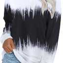 Sweater, Black and White Long sleeve XL