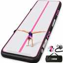 AWSUM Inflatable Gymnastics Mat, Air Tumbling Mat with Pump for Home & Gym
Reinforced 1000D PVC, Fast Inflation & Deflation, Indoor & Outdoor Use, Non-Slip Tumble Track for Gymnastics/Cheer/Yoga