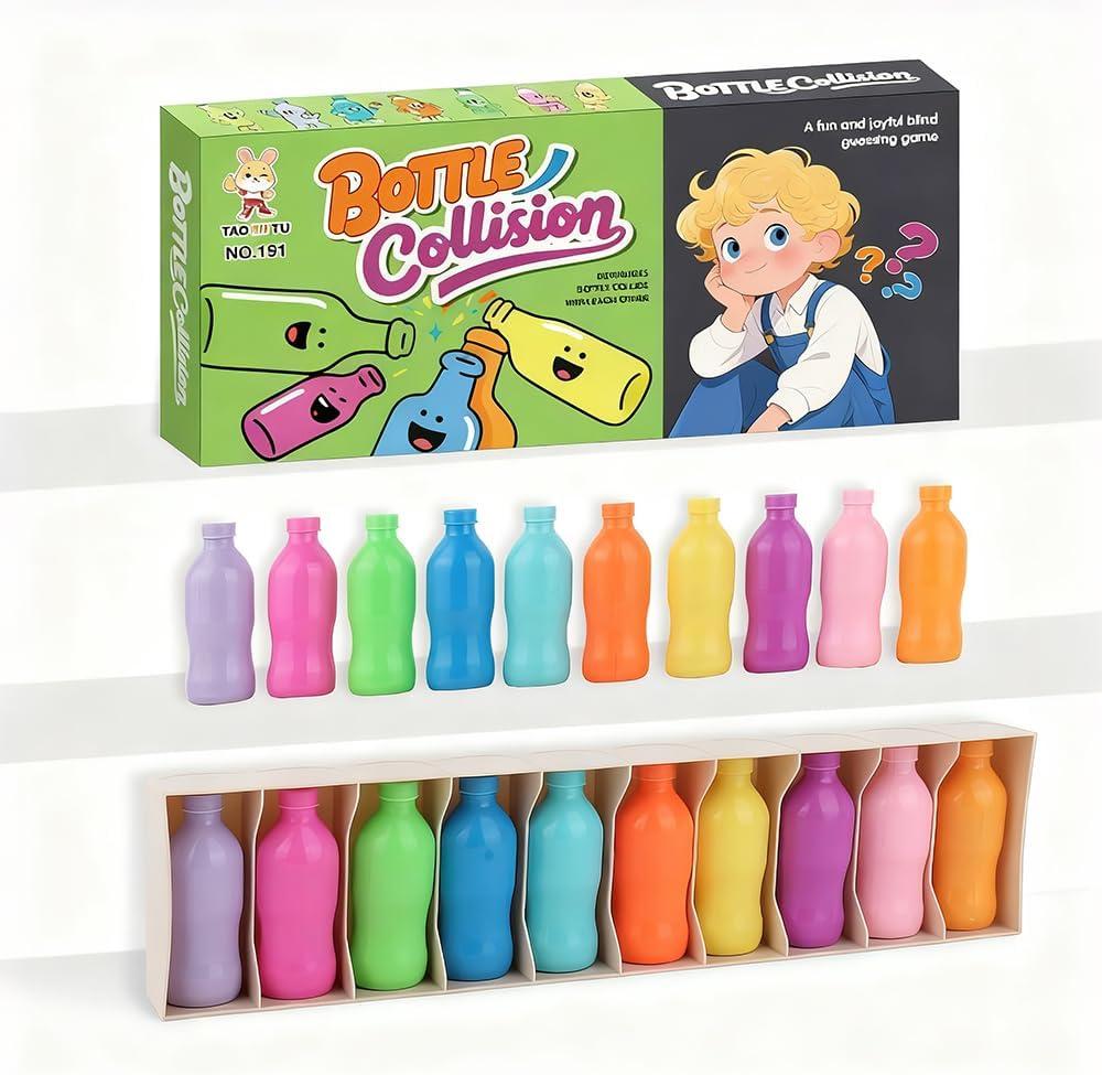 Aerbee Bottle Color Matching Toys, Fun Toys for Kids, Interesting Match The Bottle Color Game - Family Games for Kids and Adults, Fun Party Games for Groups, Festival Unique Gift for 3+ Kid Birthday
