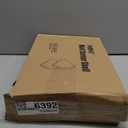 Corner Floating Shelves, Rustic Brown Wood, Set of 2, Wall Mount Storage with Guardrail for Bathroom Kitchen Living Room (White)