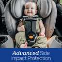 Chicco OneFit Max ClearTex All-in-One Car Seat with LeverLock Installation, Slim Design, Convertible Car Seat, Seat for Infants and Children 5-100 lbs, Ash/Grey, Manufacture Date: 11/2025