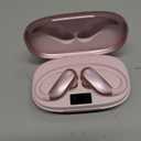 JCY Hearing Aids, Bluetooth Hearing Aids for Seniors Featuring Digital Chips and Volume Control, 16-Channel Sound Processing, 5-Level Volume Adjustment, and 100H Wireless Charging Case (PINK)