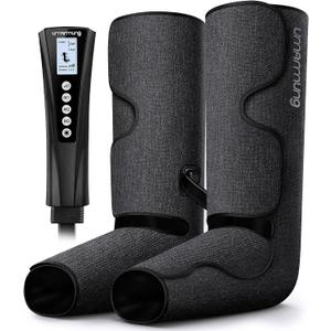 UMARMUNG Mothers Day Gifts for Mom, Wife, Women, Air Compression Leg Massager with Heat, Calf Foot Massager Fathers Day Dad Gifts for Husband, Men, Christmas, Edema, Muscle Fatigue, Cramps, Swelling