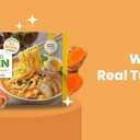 Lemonilo Ramen - Chick'n Curry Soup - Healthy Instant Ramen - Oven-Baked Noodles with Tumeric - Made with All-Natural Ingredients - Quick Meal Kit (2.57 Oz) - Single Pack (EXP 01/31/26)