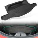 Rear Trunk Cargo Mats Fit for Corvette C8 2020-2025 Black All Weather Floor Mats Rear Storage Compartment Cargo Mat Liner Cover Accessories
