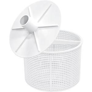SPX1082CA Pool Skimmer Basket Replacement for Hayward SPX1082CA Skim Vac In-Ground Swimming Pool & Aladdin B-152 & 85001900 Skimmer Vacuum Plate Replacement for Pentair Admiral S15 & S20 (White)