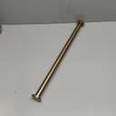 Ivilon Tension Curtain Rod - Spring Tension Rod for Windows or Shower, 24 to 36 Inch. Warm Gold