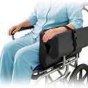 AOSSA Lateral Support for Wheelchair Arm Trough, Armrest Pad Cushion Wheelchair Attachment, Wedge Bolster Positioning Arm Elbow Rest Pillow for Elderly, Stroke Patient