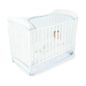 Orzbow Baby Crib Tent to Keep Baby from Climbing Out, Encrypted Mosquito Net for Crib, Crib Net with Two-Way Zippers, Durable and Breathable Mesh Cover, Falls and Mosquito Bites, White