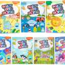 YPLUS Paint with Water Books for Toddlers, Watercolor Painting Paper Gift for Kids Ages 1-3, 2-4, 4-6, Art Craft Gift for Drawing with Brush Christmas Stocking Stuffers for Kids Toddler (All 7 Themes)