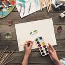 Bellofy 2X Watercolor Paper Pad, 100 Sheets, 9x12 Inches | Ideal for Kids, Artists & Beginners Love | Watercolor Sketchbook for Watercoloring Techniques | Great Gift Idea