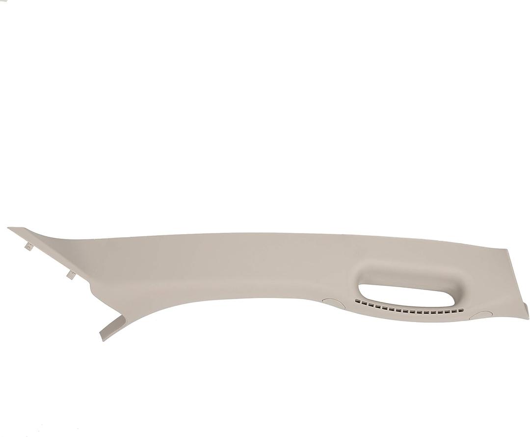 HECASA Front Right A Pillar Grab Handle Molding Trim Compatible with 2002-2010 Dodge Ram 1500 2500 3500 Pickup Truck Replacement for 1TE74BD1AA 5GR28TL2AF