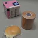 Boob Tape Kit - Boobtape for Breast Lift with Petals and Covers, Breathable Sticky Adhesive Bra Tape, Push Up Boobytape for Large Breasts A-G Cup Beige