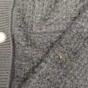 GRACE KARIN Womens Open Front Button Down Long Sleeve Texture Knit Cardigan Sweaters with Pockets (Small, Black)