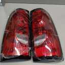 Boine Compatible With 2003 2004 2005 2006 Chevy Silverado 1500 2500 3500 Driver and Passenger Side Tail Light - Bulb and Harness Included