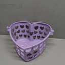 Core Heart Shape Cut Out Basket, Purple