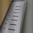 2Pack Expandable Pull Out Cabinet Organizer 21"Deep With Raising Pad for Framed Cabinets, Upgrade 3 Slide Rails Slide Out Drawers, Roll Out Shelves Adhesive,Adjustable Width 12.05"-20.4"White