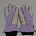 SPOTFISH Snow Gloves Women Ski Waterproof Touchscreen Winter Warm Snowboarding (Purple and White, One Size)