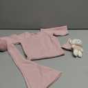 Ylsteed Newborn Photography Outfits - Girls & Boys Photo Shoot Costume Set - Infant Romper & Elf Hat (Pink)