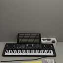 61 Keys Electronic Digital piano, Portable Keyboard Piano with Built-in Speaker and Microphone, Sheet Stand and Power Supply, Keyboard Piano Teaching Gift for Beginners Eelectric, 29.5 inch W x 8.7 inch D x 2.3 inch H