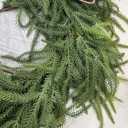 Artificial Real Touch Deluxe Norfolk Pine Garland Christmas Garland for Mantle Garland Greenery Christmas Garlands 106''(1pcs)