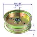 532196104 Idler Pulley with 539132728 Idler Pulley and 532177968 Idler Pulley Replaces 532197380, 197380, 196104, 589766102, 589766101, 539131148, 539112196, 177968, 532193197, 177968