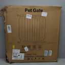 Extra Wide Baby Gate for Doorways 53.1"-62.6", Pressure Mounted Dog Gates With Door, Child Safety Barrier Walk Thru Indoor, Large Babygate Long for Kids Toddler Pet Outside, 30 In Tall White