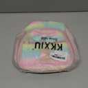 KKXIU Initial Bowknot Mini Backpacks for Girls Women, Small Cute Backpack Purse, Personalized Birthday Gifts for Toddler, Kids and Teen Girls(E, Rainbow)