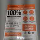 DR. BRACE Elite Elbow Brace Support, Breathable Elbow Compression Sleeve with Gel Pad for Golfer's, Tennis Elbow & Tendonitis Treatment & Pain Relief 2024 (Black, Large)