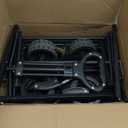 InBrave Extra Long Collapsible Wagon Cart, 480LBS Heavy Duty Utility Wagons with AllTerrain Wheels, Foldable Grocery Carts for Gardening, Shopping, Beach, Camping, Black