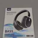 Hybrid ANC Over-Ear Headphones  Bluetooth 6.0, 60H Battery, Hi-Res Audio, Deep Bass, Memory Foam Ear Cups (Black)