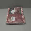 Christmas Area Rug 2x3 Red Snowflake Holiday Decorative Doormat Entryway Kitchen Washable Non Slip Soft Low Pile Small Carpet for Living Room Bedroom Entrance Dining Room Bathroom