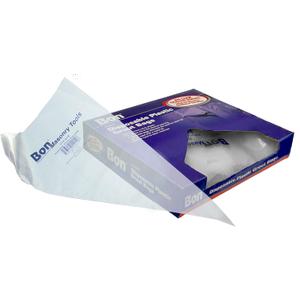 Bon Disposable Plastic Grout Bags Heavy Duty 21 in. x 11 in. Pack of 50  Cut-to-Size Tips for Easy Mortar Application and Mess-Free Clean Up