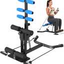 DERACY Squat Machine, Adjustable Leg Workout Equipment, Deep Squat Machine for Women Men, Glutes Exercise Machine for Home Gym