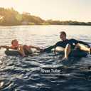 Heavy-Duty Inflatable Float - River & Snow Tube, Swim & Sledding, Pool Closing Inner Tube