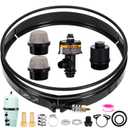 JaGely 190003 Pool Filter Tension Control Clamp Kit & 98209800 Air Relief Valve Compatible with Pentair Fns Plus Include 190030 Drain Plug O-Ring 194997 Nut Replacement 190106z Air Bleeder Screen Cap