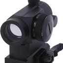 Red Win Otis 1x22 5 MOA Red Dot Scope Cap Adjust 5 Level Red Green Illuminated Scope with Mount Compact Red Dot