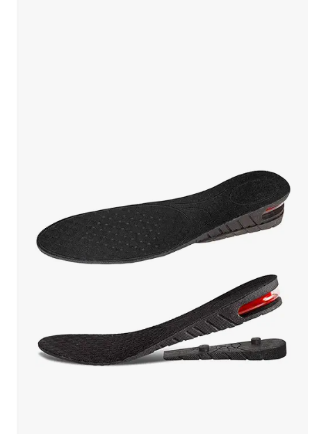 Height Increase Insoles 2Layer Air up Shoe Lifts Elevator Shoes Insole 1.8 inches(4.5 cm) Heels Lift Inserts for Men and Women