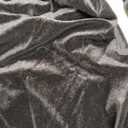 CYiNu Women's V Neck Wrap Velvet Long Sleeve Elegant Bodycon Ruched Cocktail Party Maxi Dress (Black) Small 