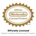 PowerA Screen Protector for Nintendo Switch 2-2pk, Protects Screen, Easy to Apply, Includes 2 Screen Protectors, Microfiber Cleaning Cloth, and Applicator