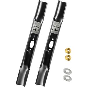 21" Mower Blades for Cub Cadet MTD Troy-Bilt 490-110-C198 42"Deck | Lawn Mower Blades, for Cub Cadet MTD Troy-Bilt 742-05177-L 742P05177-L 490-110-C198, Fit 42 in Deck XT1-LT42 ZT1-42 XT2-LX42