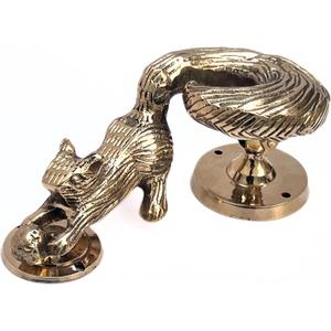 "Beautifully Squirrel 7 inches Tall Solid Brass Door Knocker Antique Design Door Knockers Brass Handle Pull Home Dcor Accessories Vintage King Royal gate pullers "