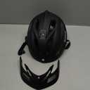 Bosoar Mountain Bike Helmet,Adult Cycling Helmet with Camera Mount and Detachable Visor for Men Women Youth,Suggested Fit 55-61 Cm (black)